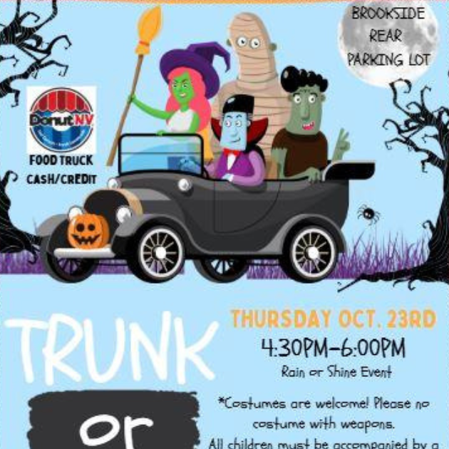  Trunk or Treat - Oct. 23rd